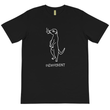 Load image into Gallery viewer, &quot;INDIFFERENT&quot; 100% Organic T-Shirt (Black/White)
