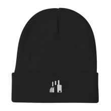 Load image into Gallery viewer, DEFAULT Embroidered Beanie (B/W)
