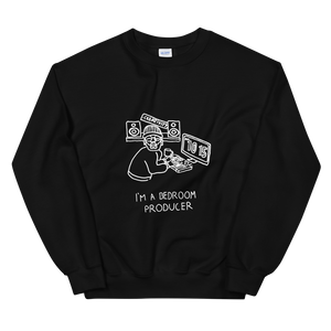 "THE PRODUCER" Unisex Sweatshirt (Black/White)