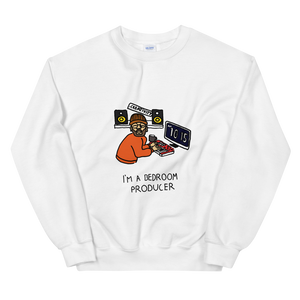 "THE PRODUCER" Unisex Sweatshirt (Black/White)