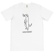 Load image into Gallery viewer, &quot;INDIFFERENT&quot; 100% Organic T-Shirt (Black/White)
