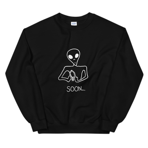 "SOON" Unisex Sweatshirt (Black/White)