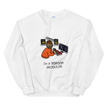 Load image into Gallery viewer, &quot;THE PRODUCER&quot; Unisex Sweatshirt (Black/White)
